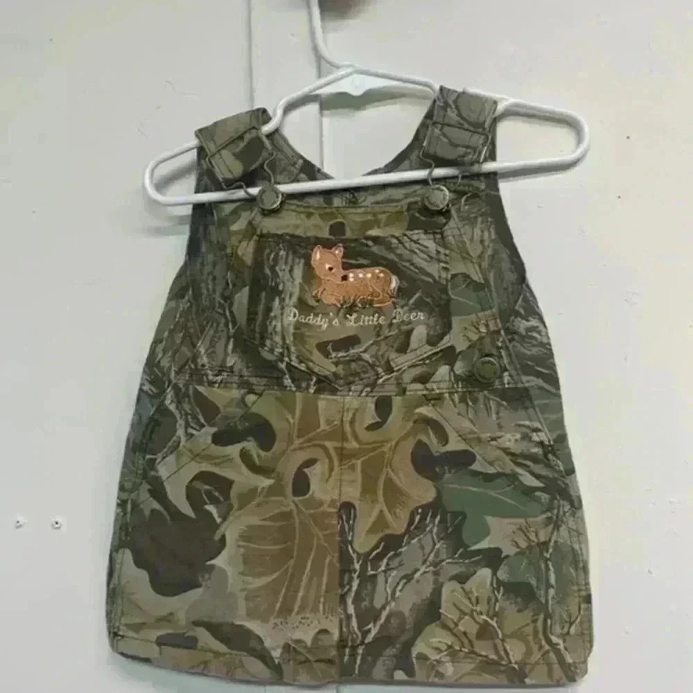 Jordan Lee baby Camp Over all Dress